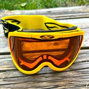 Smith winter goggles for skiing, snowboarding -unisex- yellow frame, amber lens